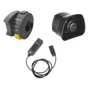 Kit Para Motocicleta FEDERAL SIGNAL , Sirena/Bocina de 30 Watt, Controlador y Micrófono