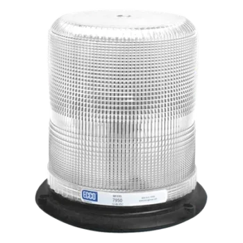 Burbuja LED Ultra Brillante / 3 LEDs de 5W / 12-48 VCC / SAE J845 Clase II / Montaje Permanente / 6.5' x 6.7'