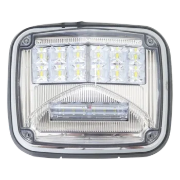 Luz de Advertencia LED / 6 LEDs Ultra Brillantes / 11 Patrones de Destello / IP67 / 12-30 VCC / 7.9" x 6.3" (20.1 x 16 cm) / Luz de Trabajo Blanca Integrada