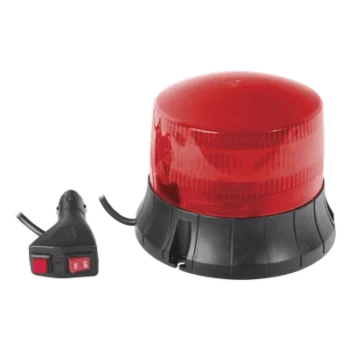 Burbuja LED Giratoria / 9 LEDs / Montaje Magnético / IP65 / 12 VCC / 2 Patrones de Destello