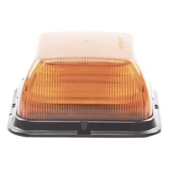 Baliza LED Cuadrada / SAE Clase I / 24 Patrones de Destello / 12-24 VCC / Perfil Medio / IP55