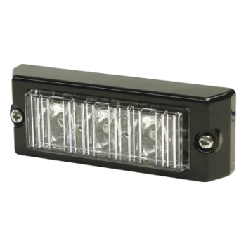 Luz Auxiliar LED / 3 LEDs Ultra Brillantes / 11 Patrones Programables / 12-24 VCC / SAE J595 Clase I / Azul / Uso Interior y Exterior