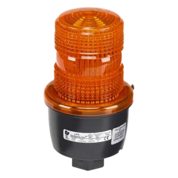 Luz de Advertencia LED Industrial / 120 Vca / Montaje Tipo T / IP69K / 50,000 Horas LED / Ámbar / UL/cUL