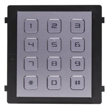 Módulo de Teclado para Frente de Calle / Apertura por Código / Llamada a Monitor / IP65 / Aluminio / -40 °C a +55 °C (-40 °F a 131 °F)