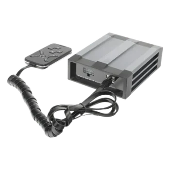 Sirena Vehicular de 100W de Potencia, Con Controlador Unimando Para Tonos, 2 Salidas Auxiliares y Microfono