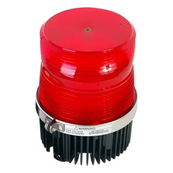 Luz Estroboscópica / Roja / Para Motocicleta / Lente Policarbonato Anti-Impacto / Resistente al Agua