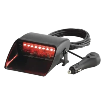 Luz interior Viper S2 sencilla, bicolor, rojo/azul, 12 LED, 23 patrones, incluye adaptador para encendedor