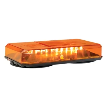 Mini barra de luces Highlighter LED, color Ámbar, Montaje de Succión e Imán, Ideal para Seguridad Privada