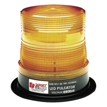 Burbuja PULSATOR LED Clase 2, Color ámbar, Montaje Permanente
