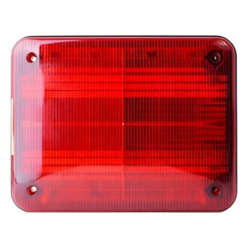 Luz de advertencia Quadraflare LED, Flasher Integrado y Mica de color Rojo