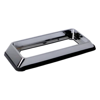 Bisel Cromado con empaque para Luces Quadraflare 7x3