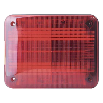 Luz de advertencia Quadraflare LED, Flasher Integrado y Mica de color Rojo