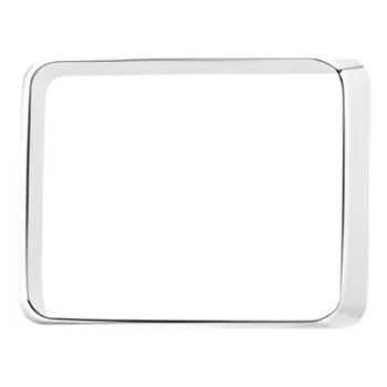 Bisel cromado con empaque para luces Quadraflare 9X7