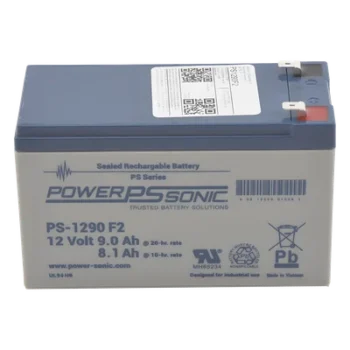 Batería de Respaldo AGM/VRLA / 12V / 9.0 Ah @20hr / Terminales F2 / Vida Útil 5 Años / Caja ABS Resistente a Impactos