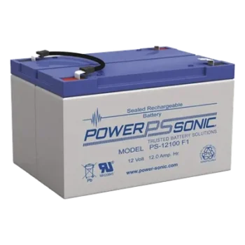 Batería de Respaldo AGM/VRLA / 12V / 12AH / Terminales F1 / 5 Años Vida Útil / Certificación UL