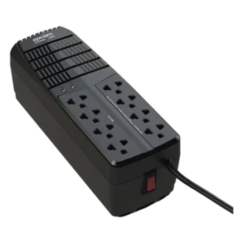 Regulador de Voltaje AVR / 2000 VA / 1000 W / 8 Contactos / Protección RJ11 / Rango 95-148 VCA