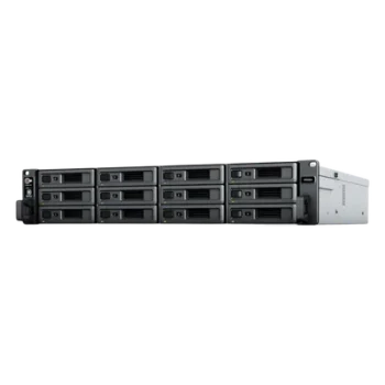 Servidor NAS Rack / 12 Bahías / 2U / Hasta 216 TB (expansible a 432 TB) / Rendimiento 3,500/1,700 MB/s / 10GbE / Fuentes Redundantes / Alta Disponibilidad