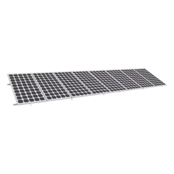 Montaje para Panel Solar / Riel 8 de 5.4 m (17.7 ft) / 1x8 Módulos 35 mm / Inclinación 20° a 45° / Resistencia Viento 136 km/h