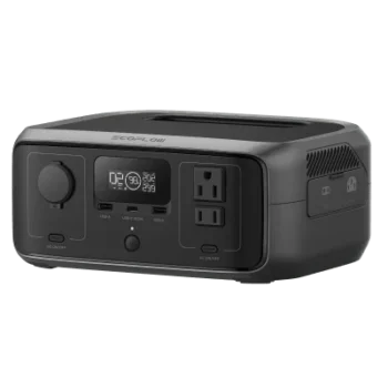 Estación de Energía Portátil / 245 Wh / 2 Salidas AC 300 W (Ráfaga 550 W) / USB-C PD 100 W / Carga 0-100% en 60 min / Wi-Fi y Bluetooth / Carga Solar 110 W