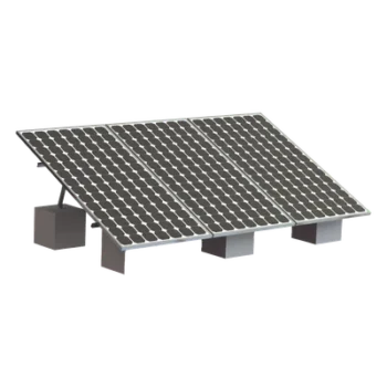 Estructura de Montaje Solar / 3 Módulos Fotovoltaicos / Riel Tipo 8 de 4050 mm / Aluminio Anodizado / Resistencia al Viento 136 km/h / Ángulo 20° a 45°