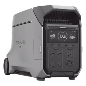 Estación de Energía Portátil / 3600 Wh LFP / 5 Salidas AC 3600 W (7200 W Pico) / 2 USB-C 100 W / Carga Solar 1600 W / Wi-Fi y Bluetooth