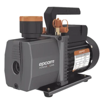 Bomba de Vacío de 2 Etapas / 1/2 HP / 110 Vca / 5.5 CFM / Vacío 0.3 Pa / Doble Conexión 1/4" y 1/2" / 330 ml Aceite