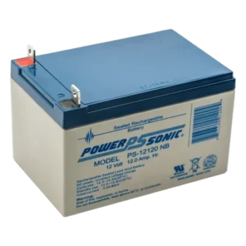 Batería de Respaldo AGM/VRLA / 12V / 12Ah / Terminales NB1 / 5 Años Vida Útil / Sin Mantenimiento / Operación Multiorientación