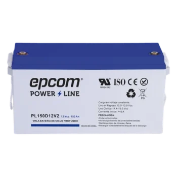 Batería de Respaldo AGM-VRLA / 12 V / 150 Ah / Ciclo Profundo / Terminales T5 / UL94-HB / Sin Mantenimiento