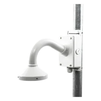 Montaje Universal de Pared / Cuello de Ganso Anti-Retorno / Caja de Conexiones Exterior / Carga 4.5 kg / Aluminio Blanco