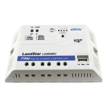 Controlador de Carga Solar PWM / 12/24 V Auto / 20 A / USB 5V 1.2A / 120.3x67x21.8 mm (4.7x2.6x0.9 in)