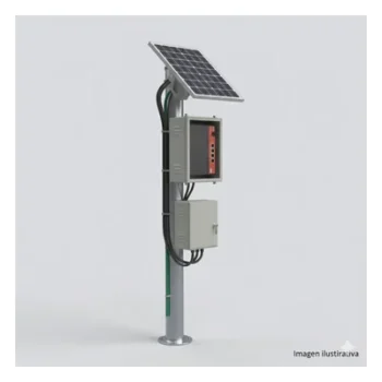 Kit Solar PoE / 28 W Total / 5 Puertos PoE / 802.3af/at + PoE Pasivo 24 Vcc / Panel 250 W / Batería 120 Ah