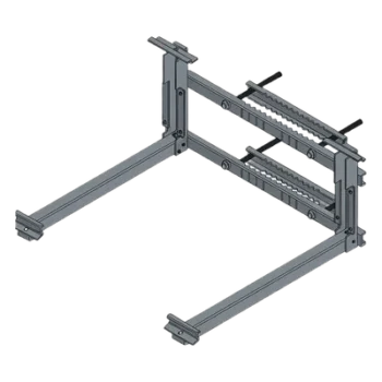 Montaje para Panel Solar / Poste o Torre / Módulos 1300-1500 mm / Soporte con Batería / Acabado Galvanizado / 15 kg