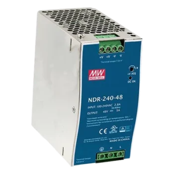 Fuente de Poder Industrial / 240W / 48Vcc / 5A / Riel DIN / Entrada Universal 90-264Vca