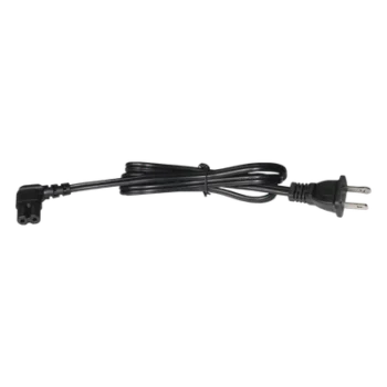 Cable de Alimentación VCA / 120-240 Vca / 1 Metro (3.28 Pies) / 2 Clavijas Tipo Americano / Conector Tipo L / 18 AWG / UL