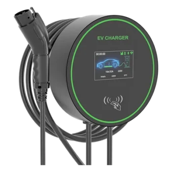 Estación de Carga EV / 11.5 kW / 48 A / Conector Tipo 1 (SAE J1772) / 220-250 V Monofásico / Pantalla LCD 4.3 in (10.9 cm) / Cable TPU 5 m (16.4 ft) / IP65 / RFID / APP Móvil