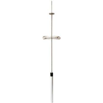 Punta Pararrayo Tipo Dipolo Corona / Ángulo de Protección 72° / 40,000 A / Mástil 120 cm (3.9 ft) / Aluminio Duradero