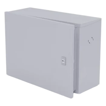 Gabinete Exterior / Acero Galvanizado / 360 x 208 x 505 mm / Montaje en Poste / Protección Solar Autónoma