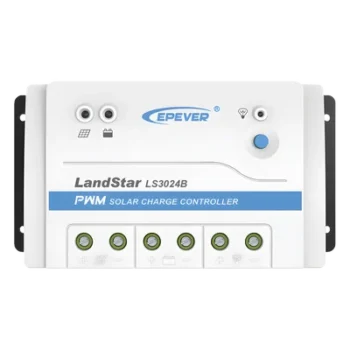 Controlador de Carga Solar PWM / 30 A / 12/24 VCC Auto / RS-485 / Baterías Gel-AGM-Selladas / Parámetros Configurables