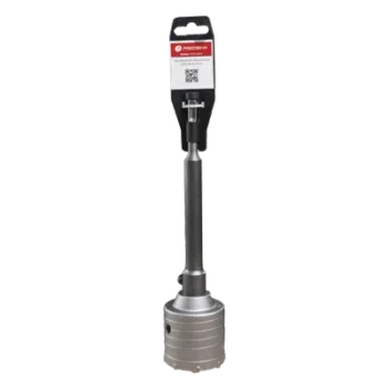 Broca Pasamuros SDS / 50 mm de Diámetro / Extensión 220 mm / Triple Filo / Carburo de Cobalto / Acero Aleado