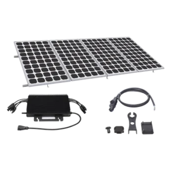 Kit Solar de Interconexión / 2.2 kW Pico / 220 VCA / 4 Módulos 550 W / Microinversor 2 kW / Riel 4.4 m (14.4 ft)