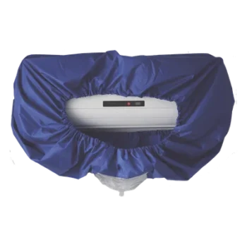 Cubierta Protectora para Aire Acondicionado Exterior / Material PU Impermeable / Circunferencia 3.2 m (10.5 ft) / Drenaje Externo / Correa Elástica de Seguridad / Peso 0.57 kg