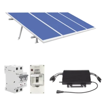 Kit Solar Interconexión / 1.8 kW Pico / 220 Vca / Microinversor 2 kW / 4 Módulos 450 W / Montaje y Protecciones Incluidos