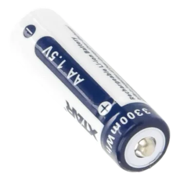 Batería Recargable AA / Li-Ion 1.5V / 2000 mAh / 1200 Ciclos / Protección Integrada