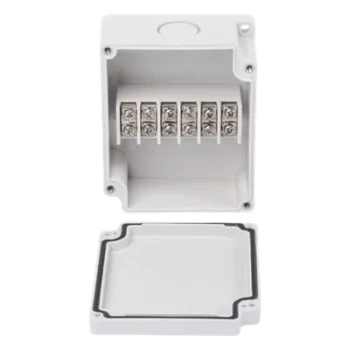 Caja de Interconexión / 6 Terminales / IP65 / 110 VCA / 12-24 VCC / 91 x 75 x 43 mm (3.58 x 2.95 x 1.69 in)