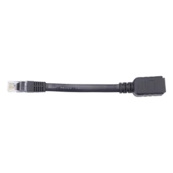 Cable de Extensión de Comunicación / Conectores RJ45 / Gigabit Ethernet 1000 Mbps / Longitud 0.15 m (0.49 ft) / Exterior Resistente