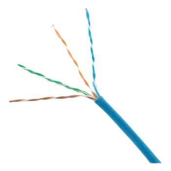 Bobina de Cable UTP / 305 m (1000 pies) / Cat 6 / 23 AWG / CMP Plenum / 4 Pares / HDPE / Cobre Sólido