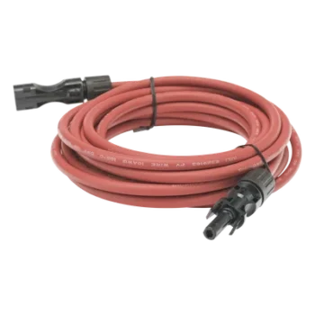 Cable Fotovoltaico / 2.5 m (8.2 ft) / 10 AWG / MC4-M Ambos Extremos / Rojo