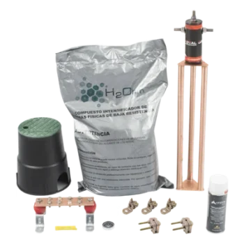 Kit de Puesta a Tierra / 30 A / Resistencia < 2 Ω / Electrodo Magnetoactivo / Compuesto Higroscópico