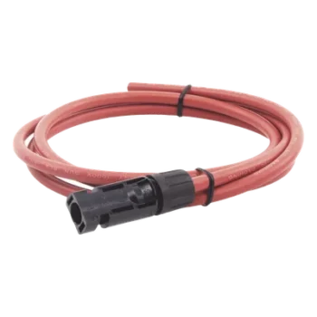 Cable Fotovoltaico / 1.5 m (4.9 ft) / Calibre 10 AWG / Terminal MC4-M / Rojo