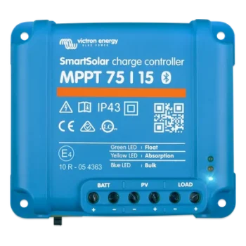 Controlador de Carga Solar MPPT / 15 A / 12/24 Vcc / Eficiencia 98% / Bluetooth Integrado / IP43